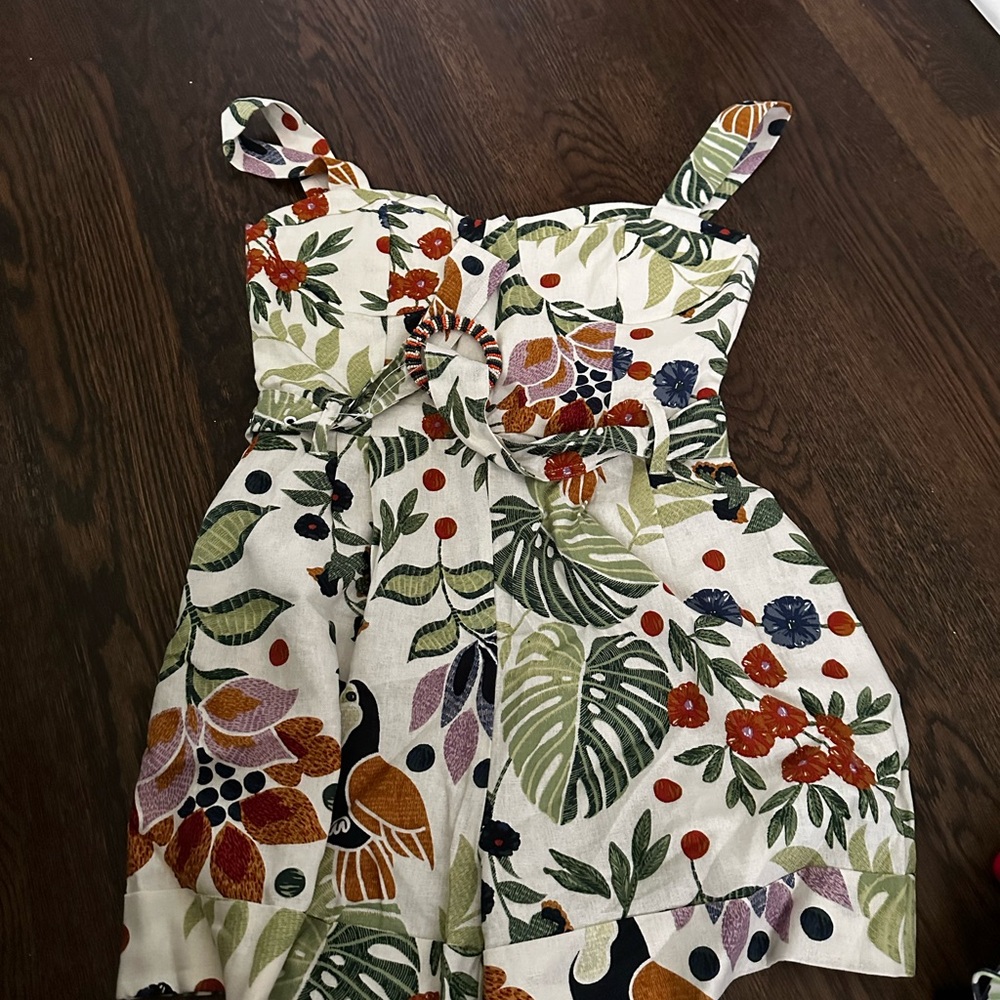House of Harlow 1960 farm rio inspired tropical romper nwot
